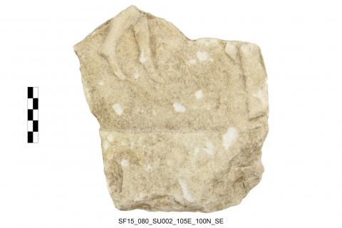 09. Fragment of relief depicting Thracian horseman (J. Tlustá)